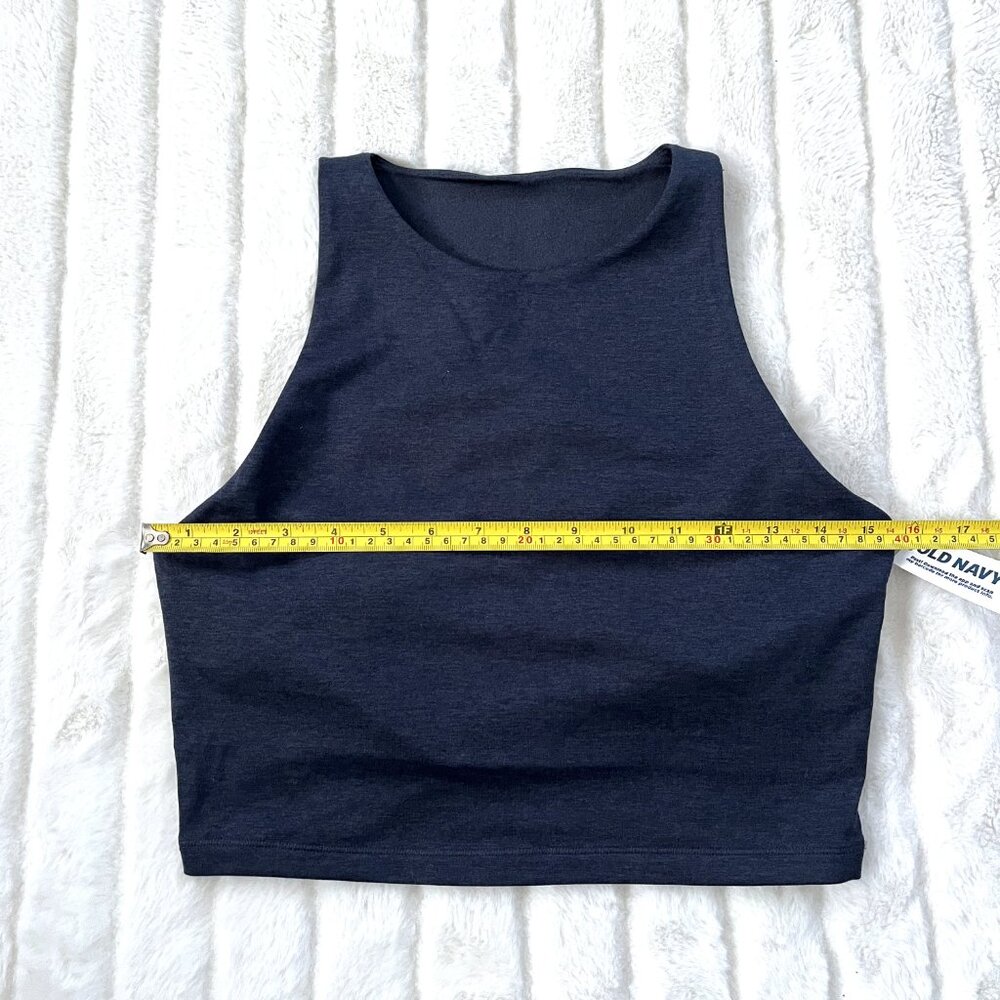 NWT Old Navy Longline Sports Bra (Navy) M - Picture 7 of 8